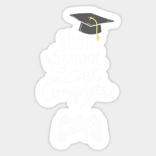 HIGH SCHOOL GRAD: High School Level Complete Sticker